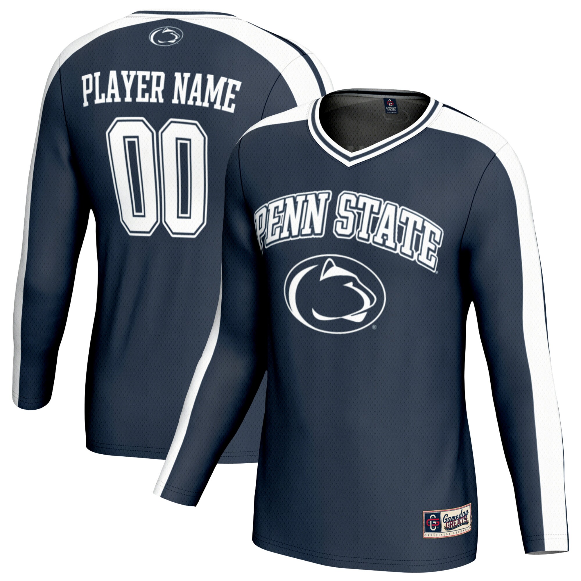 [DDG] Penn State Nittany Lions GameDay Greats Youth NIL Pick-A-Player Collegiate Women's Volleyball Lightweight Fashion Jersey - Navy