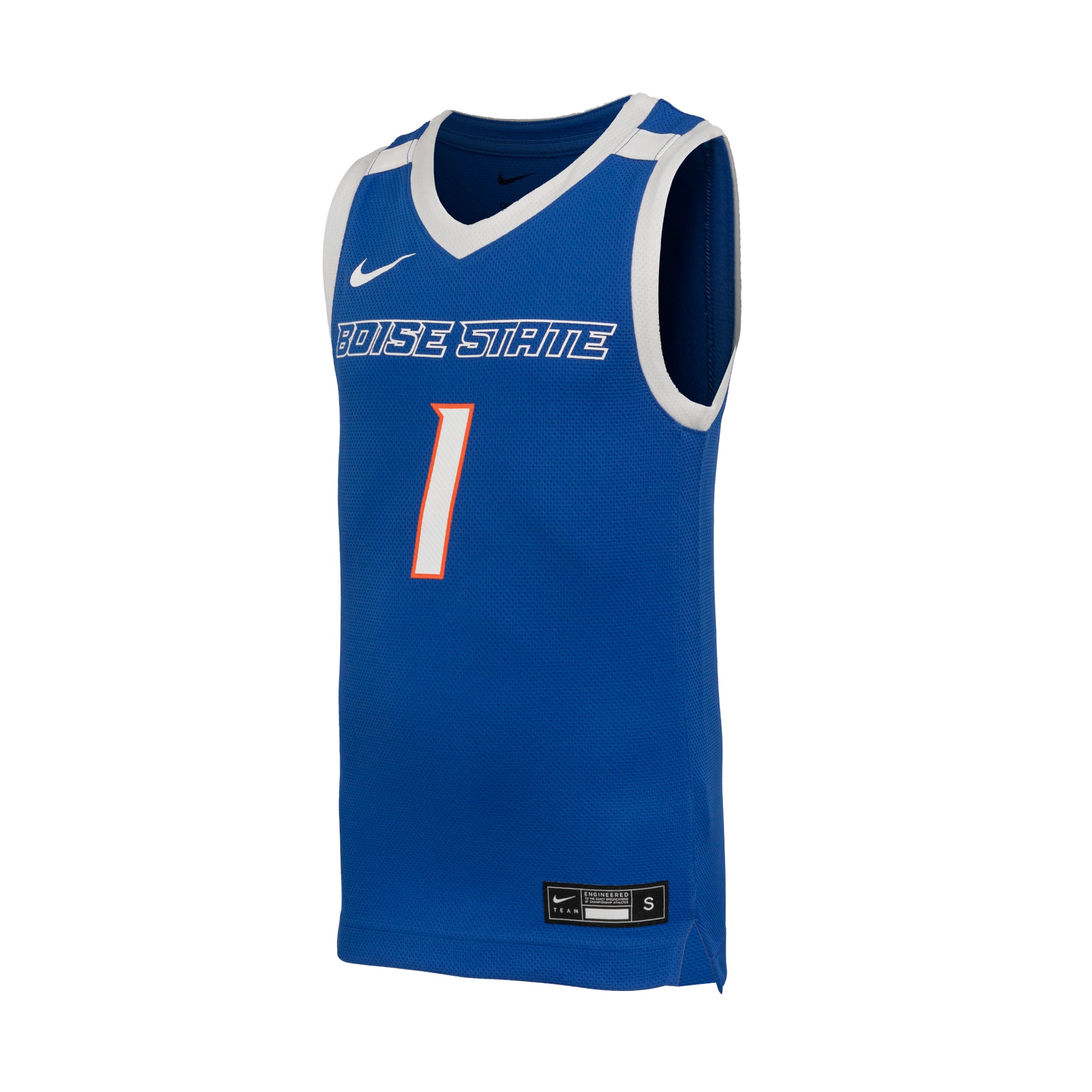 #1 Boise State Broncos Nike Youth Replica Basketball Jersey - Royal