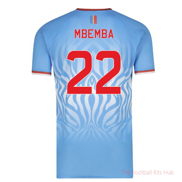 DR Congo Home Shirt 2026-2027 Mbemba #22 Club Kit - Match Jersey