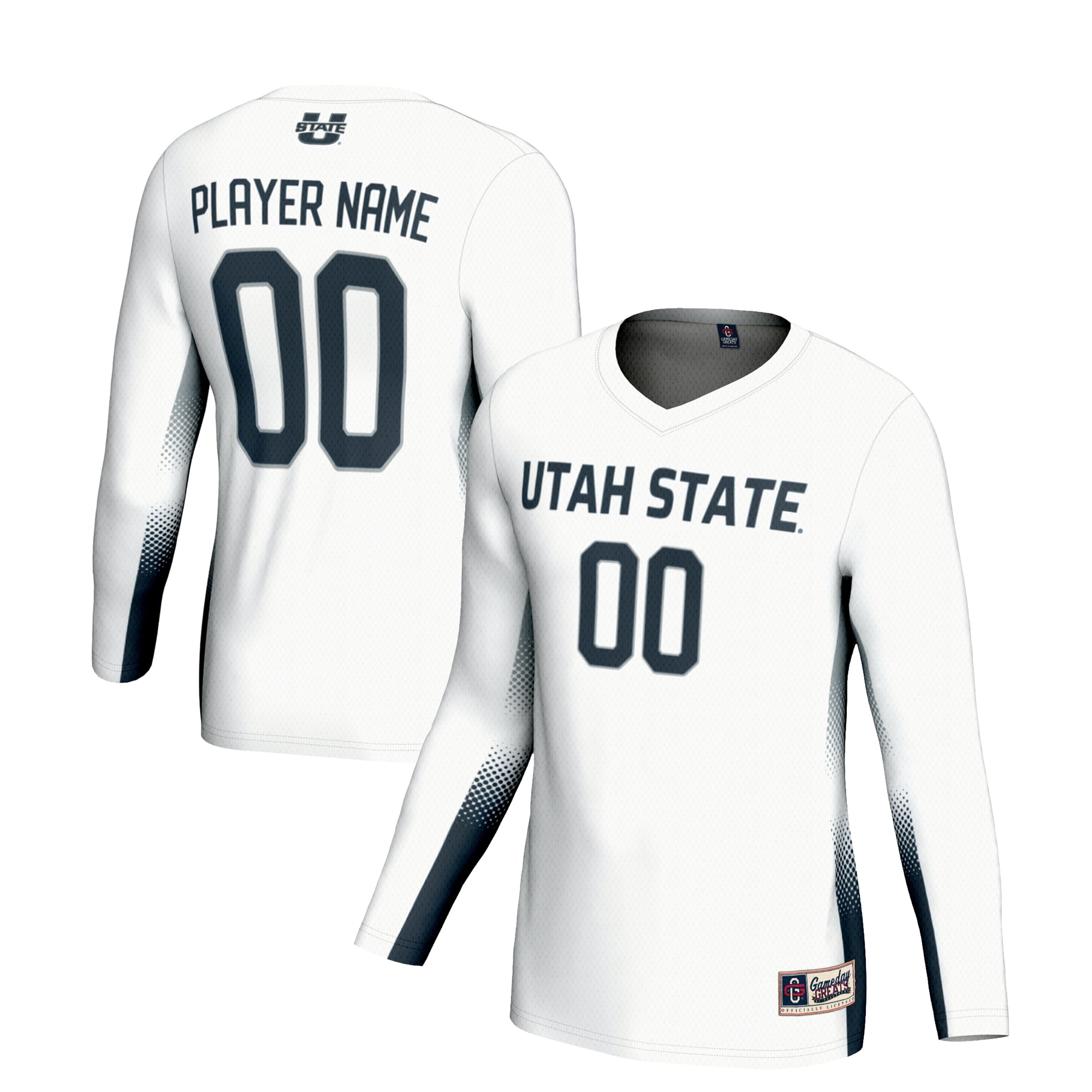 Utah State Aggies GameDay Greats Youth NIL Lightweight Volleyball Jersey - White