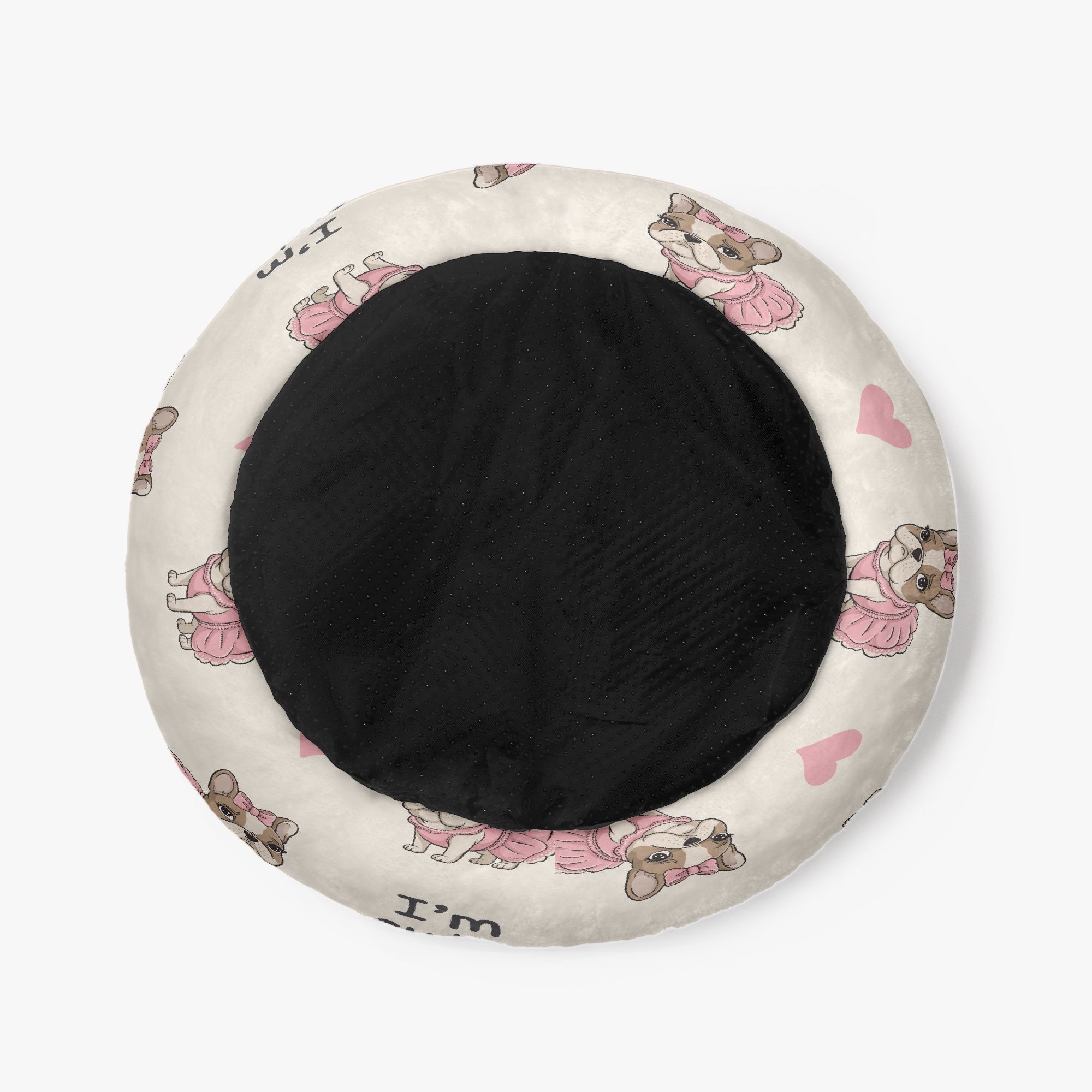 Potato - Cloud-Comfort Frenchie Bed | Anti-Anxiety French Bulldog Donut Bed