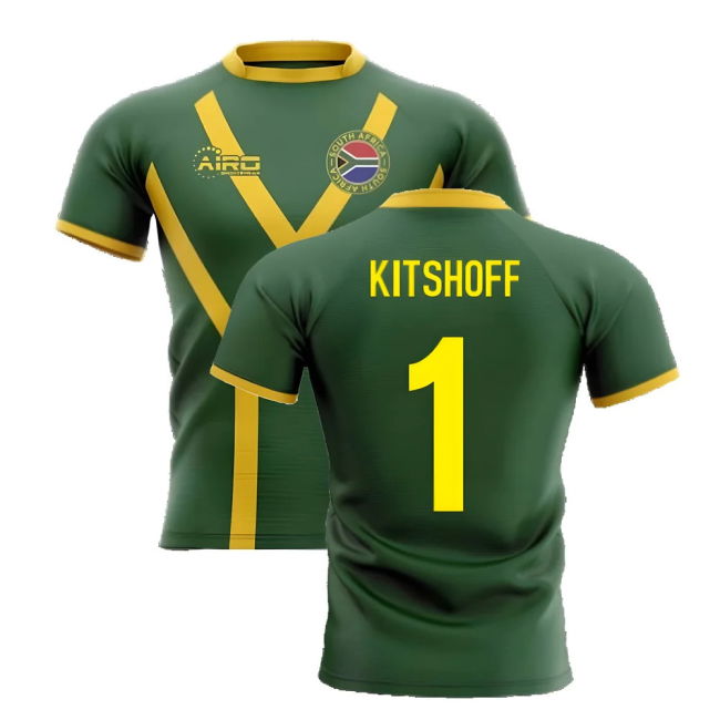 2025-2026 South Africa Springboks Flag Concept Rugby Shirt (Kitshoff 1)
