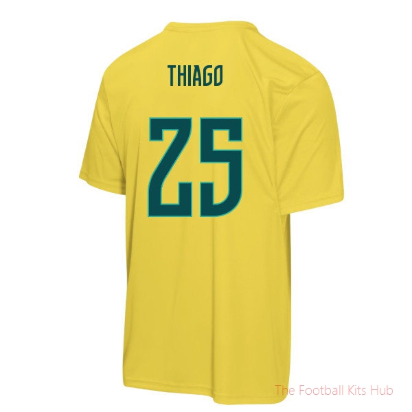 Brazil 2026 T-Shirt Thiago #25 National Team Jersey Football Kit