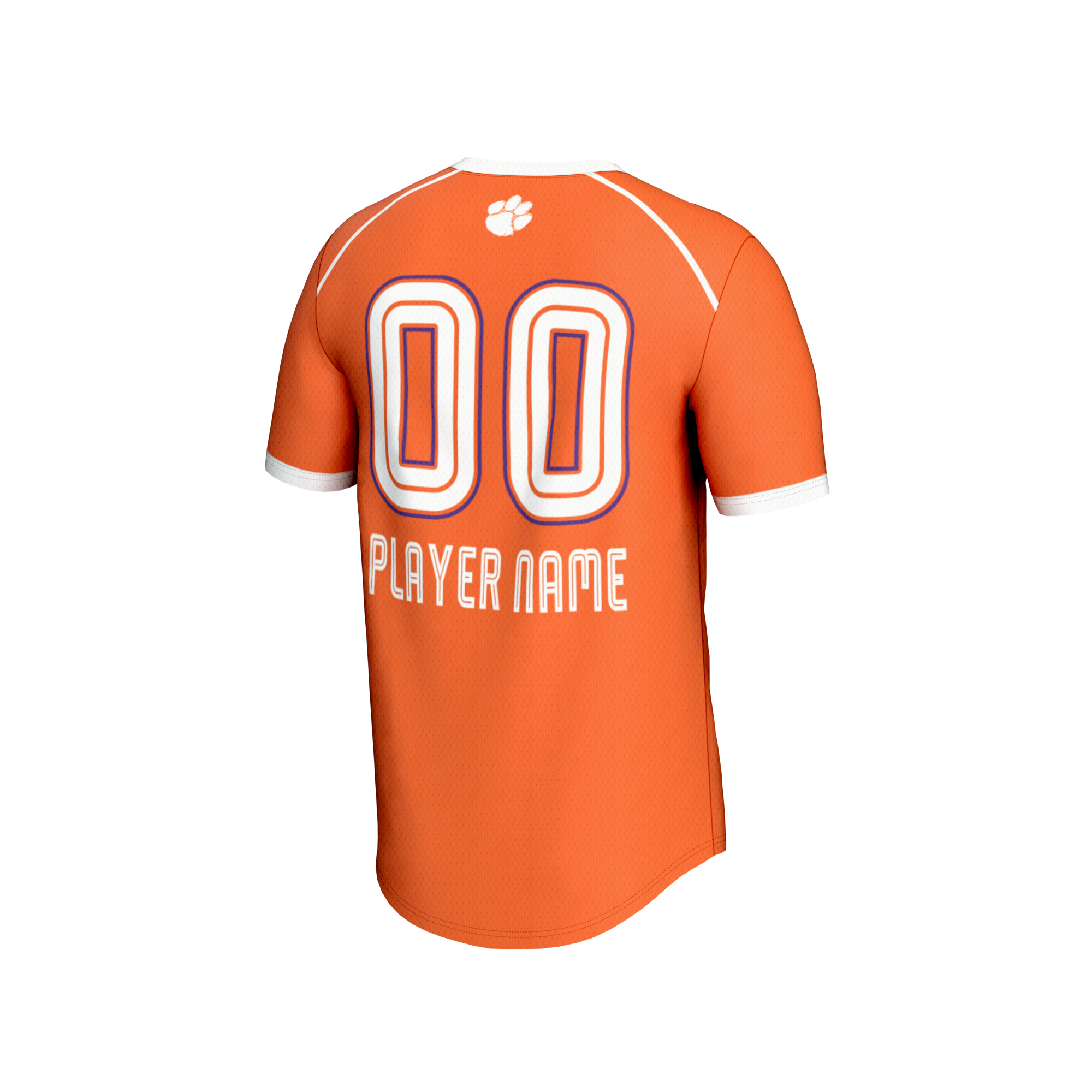 [NJP] Clemson Tigers GameDay Greats Women's NIL Custom V-Neck Lacrosse Fashion Jersey?- - Orange