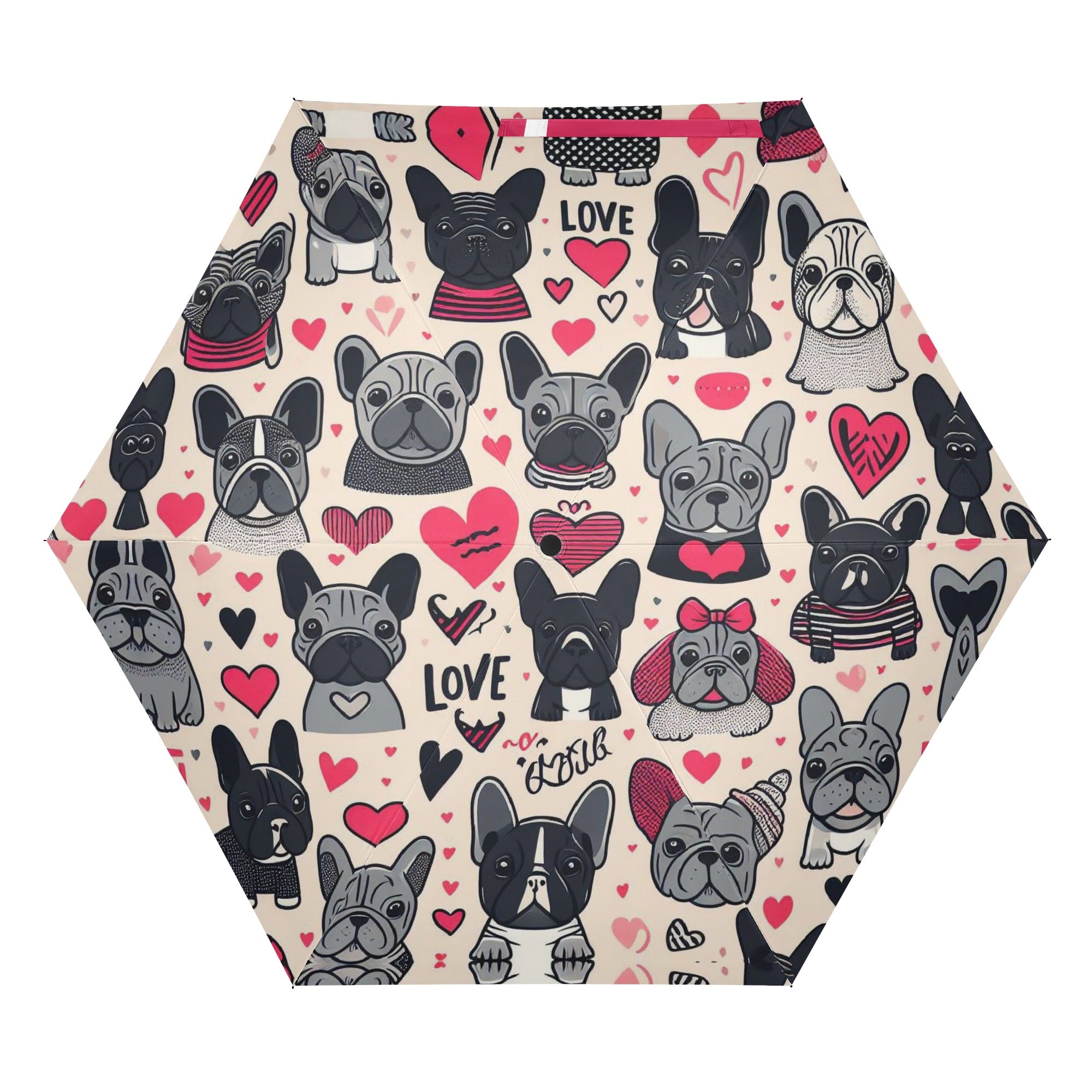 Frenchie-Fan High-Quality Premium Dixie - Umbrella for Dog Owners