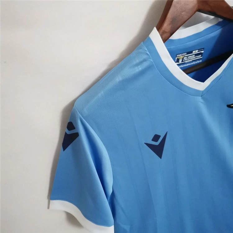 Lazio Soccer Jersey 21-22 Home Blue Football Shirt - Official Replica