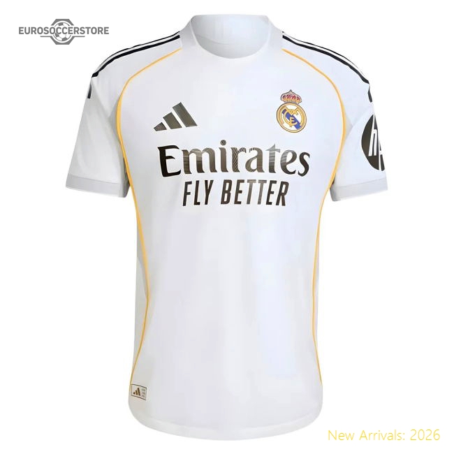 2025-2026 Real Madrid Authentic Home Jersey - Collectors Item
