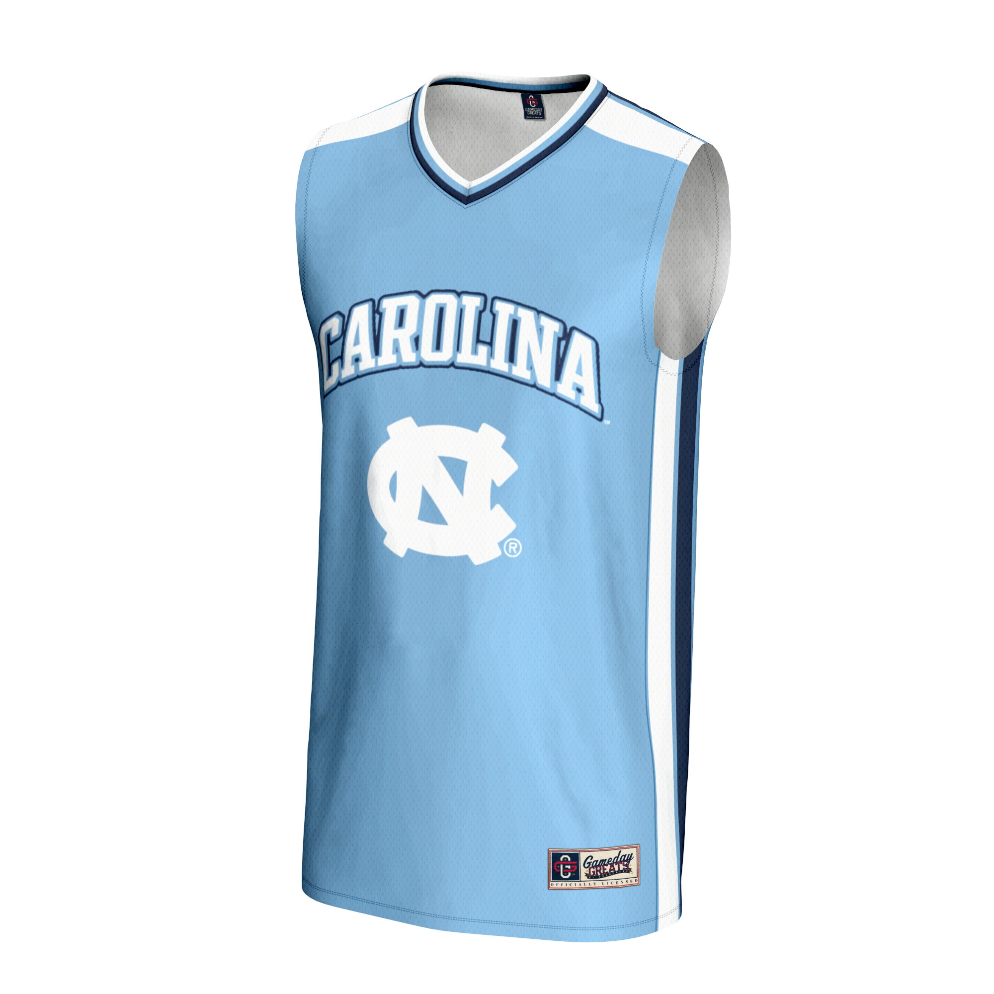 [DDG] North Carolina Tar Heels GameDay Greats Youth Basketball Jersey -Carolina - Blue