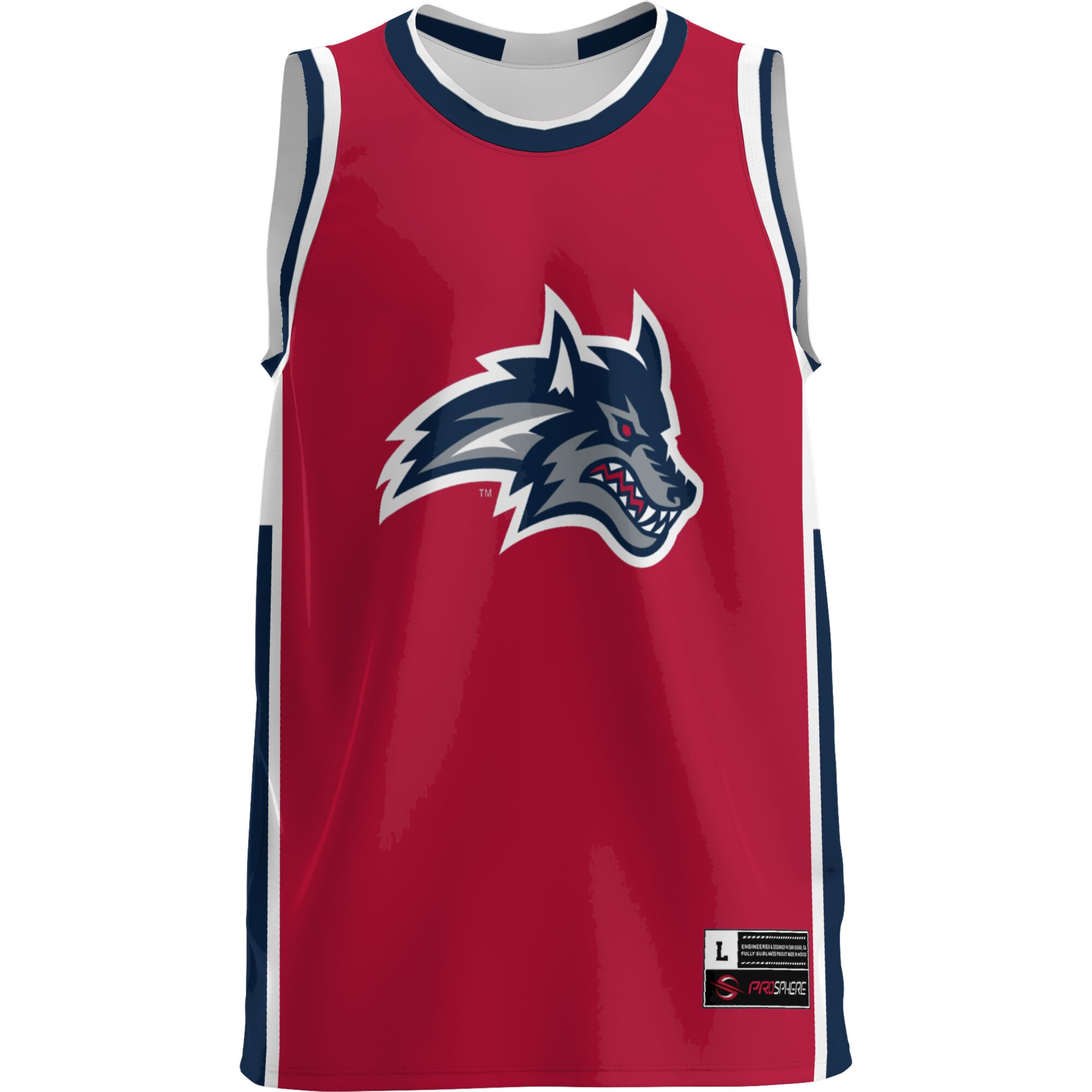[DDG] Stony Brook Seawolves GameDay Greats Lightweight Basketball Jersey - Red