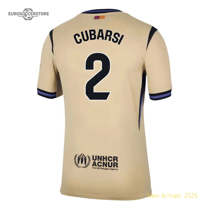 Barcelona Away Durable Jersey Moisture-wicking Lightweight