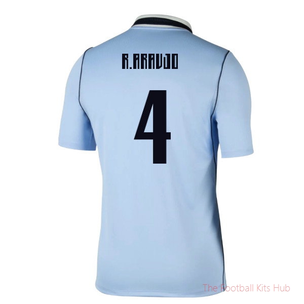 2026-2027 Uruguay Home Shirt (R.Araujo 4)