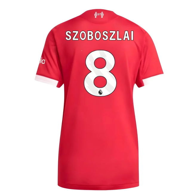 Liverpool Home Football Jersey 2025-20 - Szoboszlai #8 L M Women S