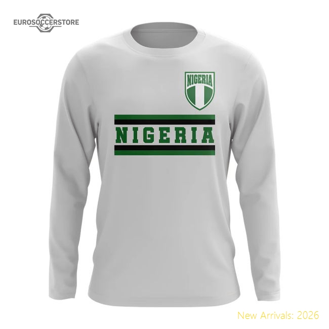 Super Eagles Core Football Country Long Sleeve T-shirt (white)