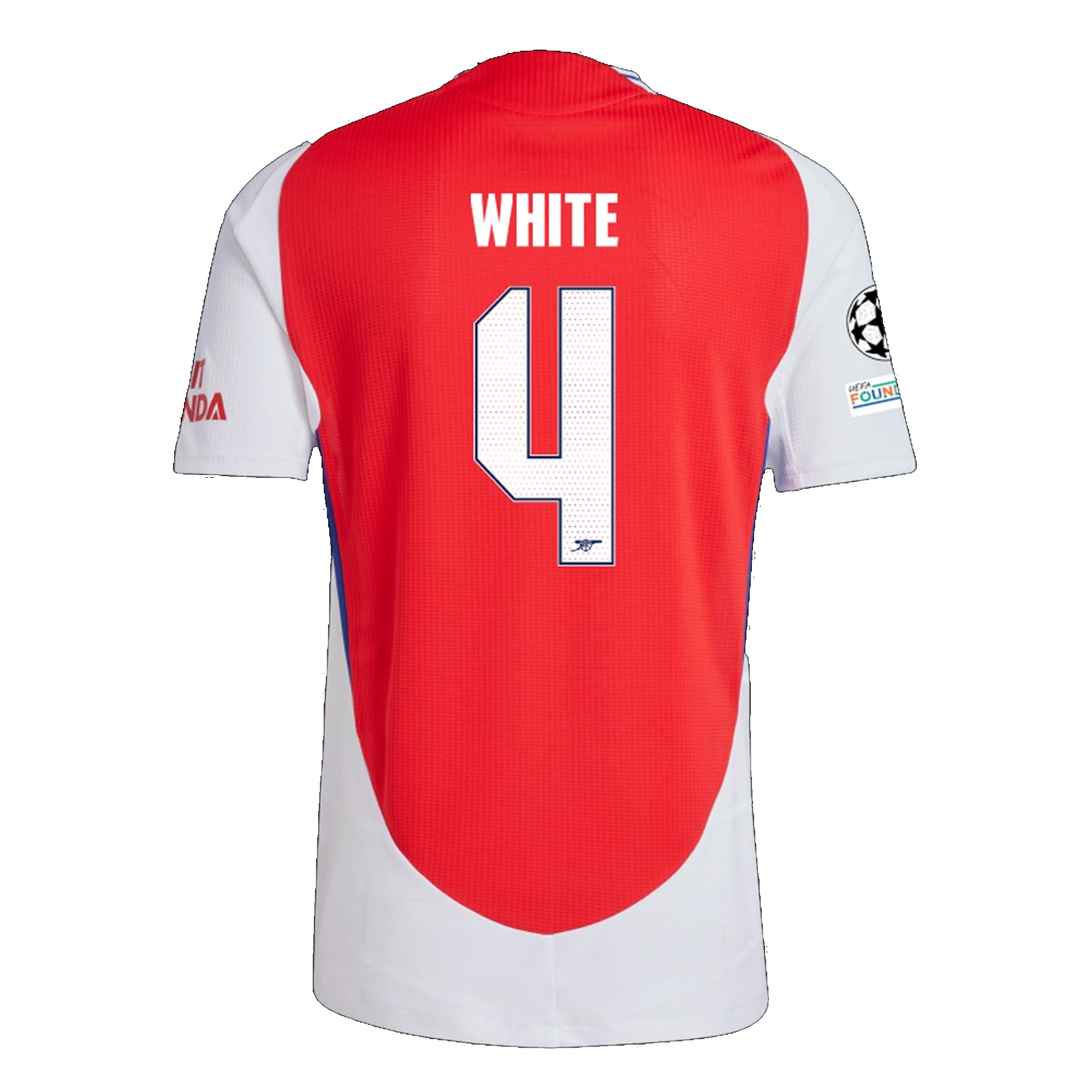 Arsenal Ben White 2024-2025 UCL Home Jersey – Authentic Shirt