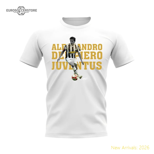 Alessandro Del Piero Juve Player Tee (white) - Affordable