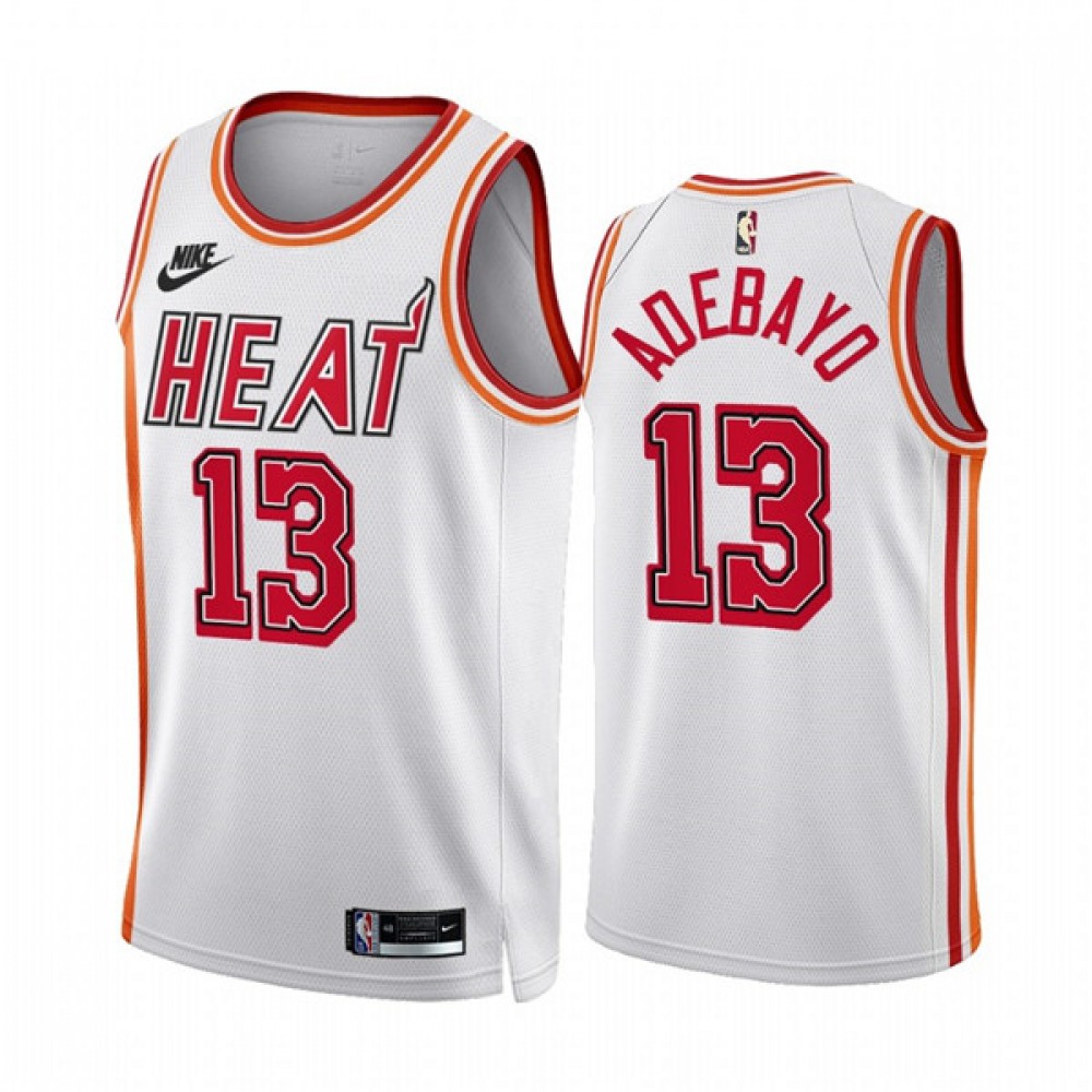 Professional Grade Men's Miami Heat #13 Bam White Basketball Jersey
