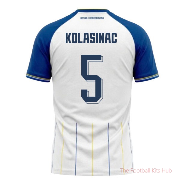 Bosnia And Herzegovina 2026-2027 Away Shirt (Kids) (Kolasinac 5)
