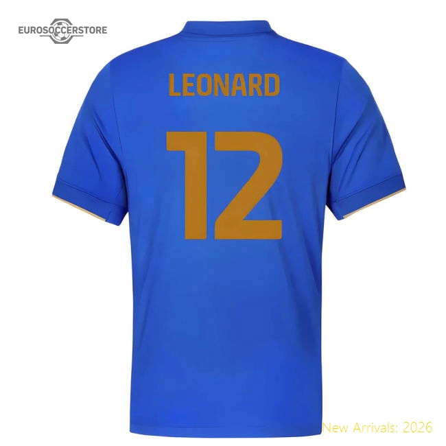 2025-2026 Official Birmingham City Home Jersey Leonard 12