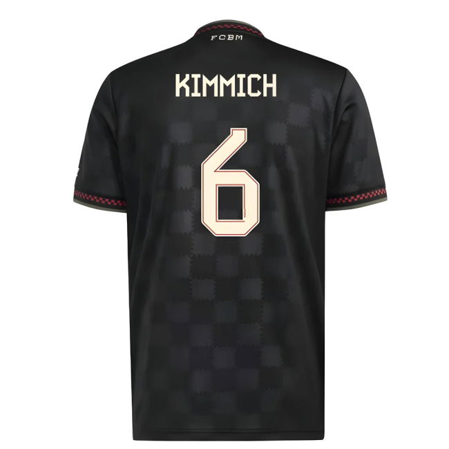Kimmich 6 Licensed Copy Bayern Munich Third Supporter Kit for Adults