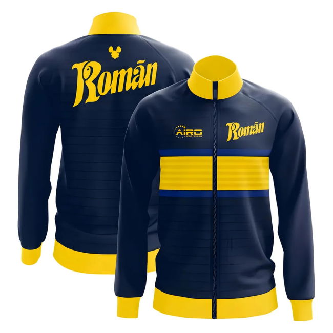 World 2025-2026 Boca Juniors Juan Roman Riquelme Concept Track Jacket