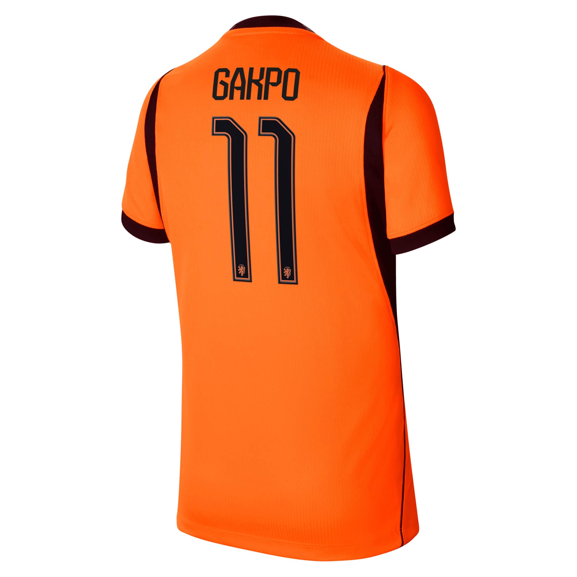 [SJH] Cody Gakpo Netherlands National Team Youth 2026 Home Stadium Replica Jersey - Orange