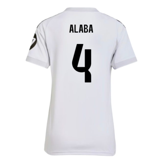 2025-2026 Camiseta Real Madrid Local Mujeres - Auténtica - Alaba 4