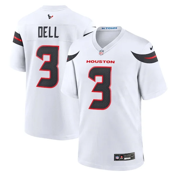 None Tank Dell Game Jersey - White | NFL Player Jersey | NFL Football