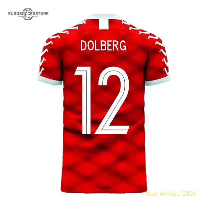 Denmark 2025 Home Jersey Shirt Football Fan Apparel For Football Supporter Match Day Essential