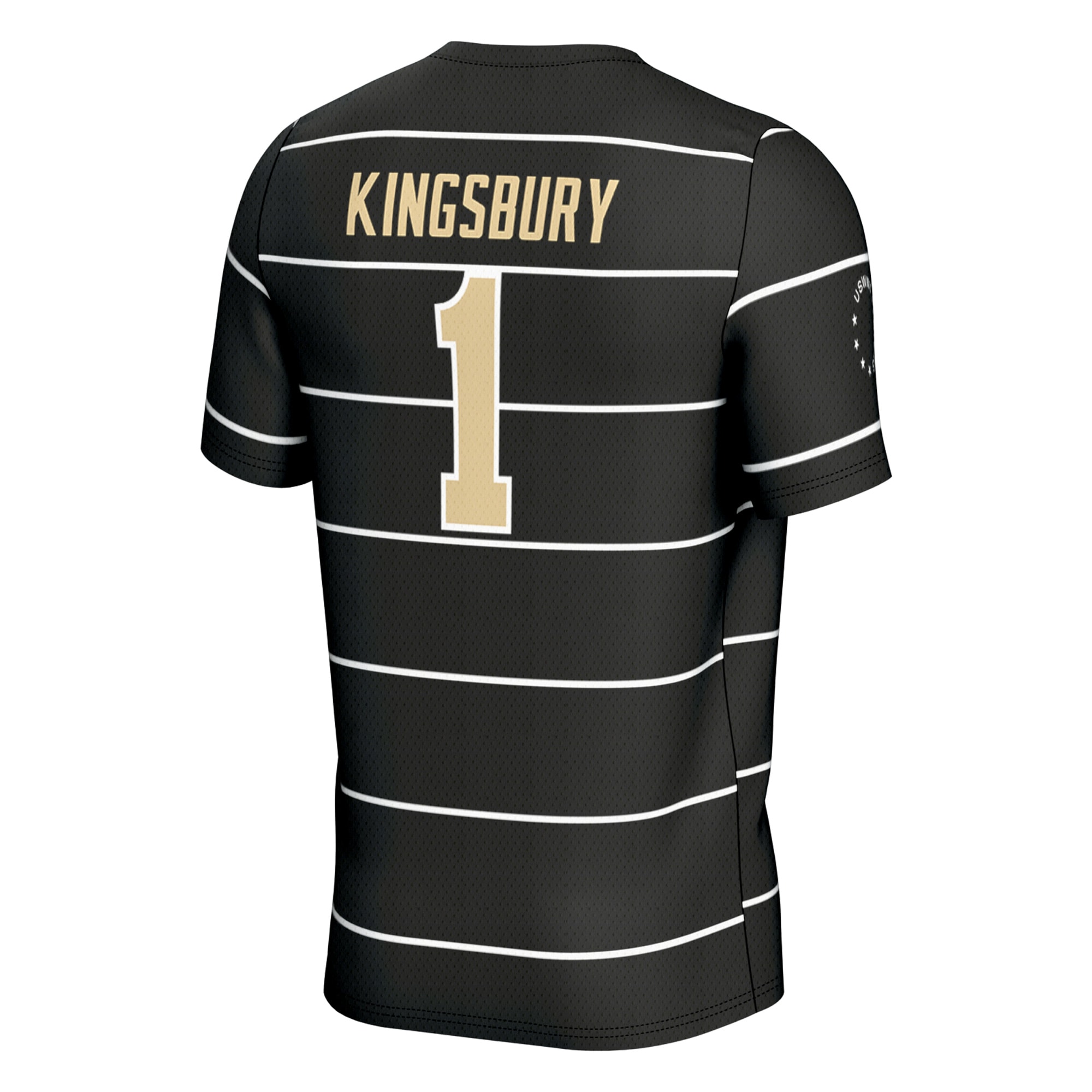 [LK] Aubrey Kingsbury Wake Forest Demon Deacons GameDay Greats Unisex Women's Soccer Fashion Jersey - Black