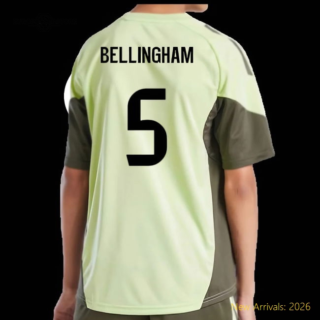 2025-2026 Football Team Kids Soft Bellingham Jersey Performance Fabric