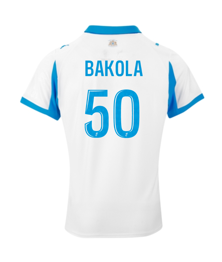 25-26 Marseille Home BAKOLA 50 Football Jersey