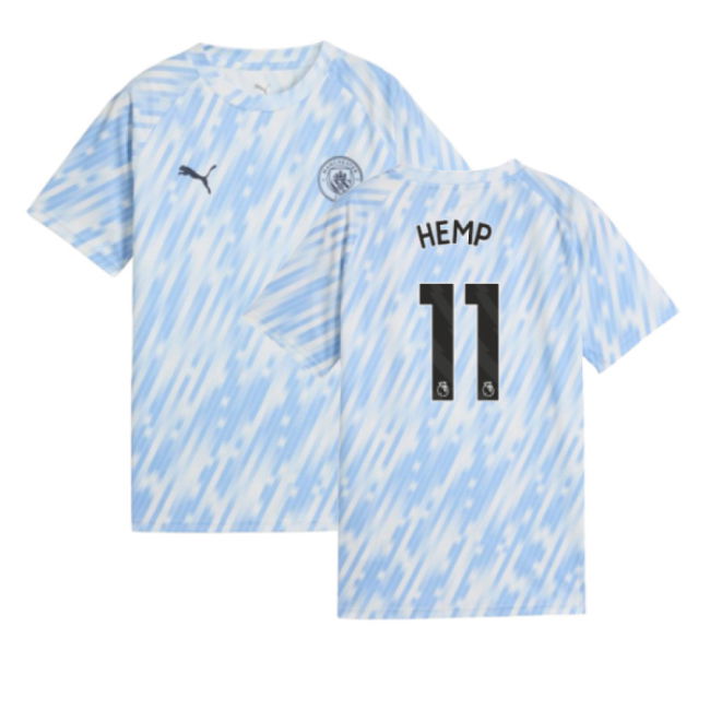 Kids Hemp 11 2025-2026 Man City Club Home Kit