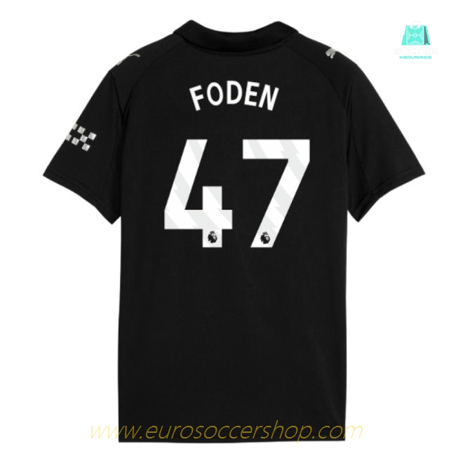2025-2026 Man City Away Shirt (Kids) (Foden 47)