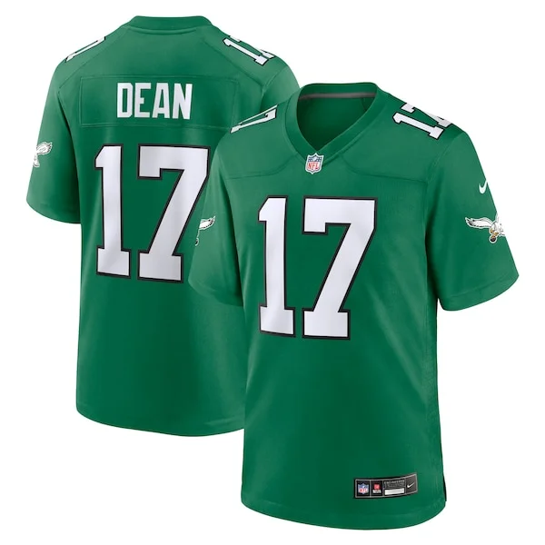 None Nakobe Dean Game Jersey - Green | NFL Player Jersey | NFL Footbal