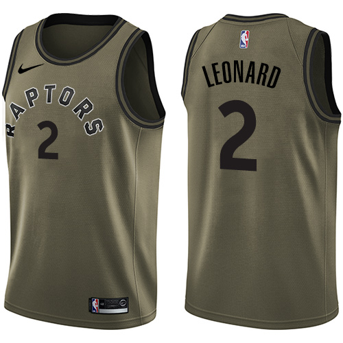 Professional TOR #2 Kawhi Leonard 2024 Icon NBA Swingman Jersey Green