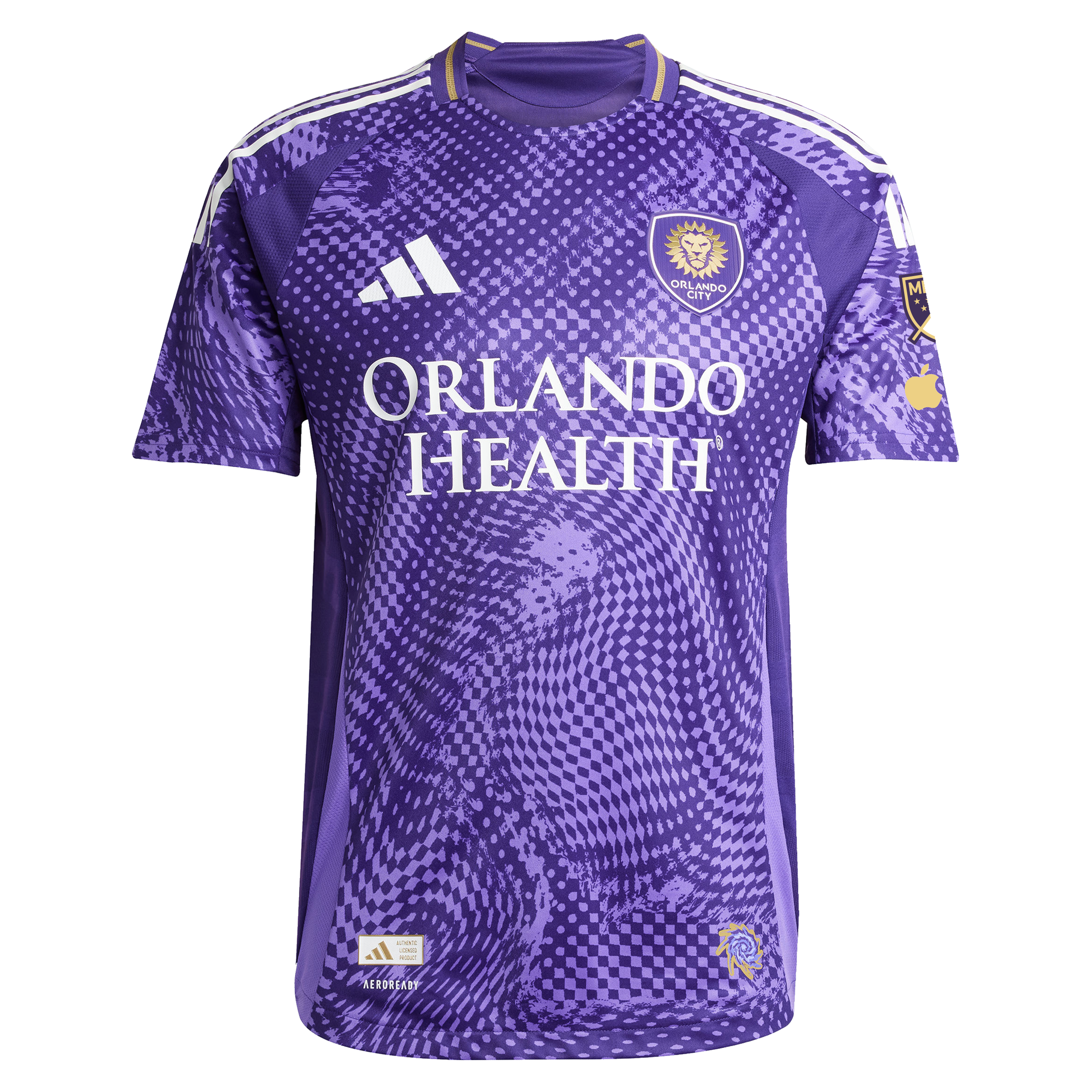 [SJH] Daryl Dike Orlando City SC 2025 Perfect Storm Primary On-Field Authentic Jersey - Purple