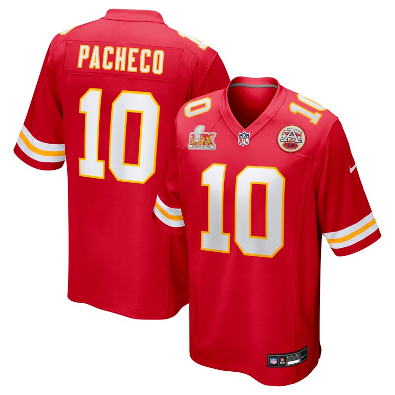 None Isiah Pacheco KC Chiefs Modern Premium Material Jersey Game Day W