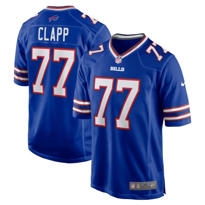 Men's Buffalo Bills Will Clapp Nike Royal Game Jersey
