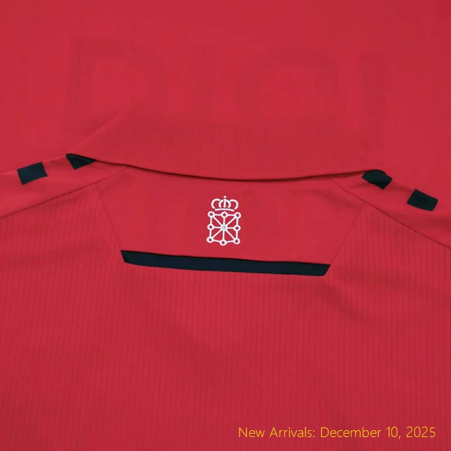 2025-2026 Osasuna Official Home Shirt - Sale Price uniform