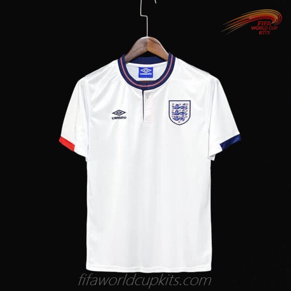 England 1989 vintage Primary Football Strip