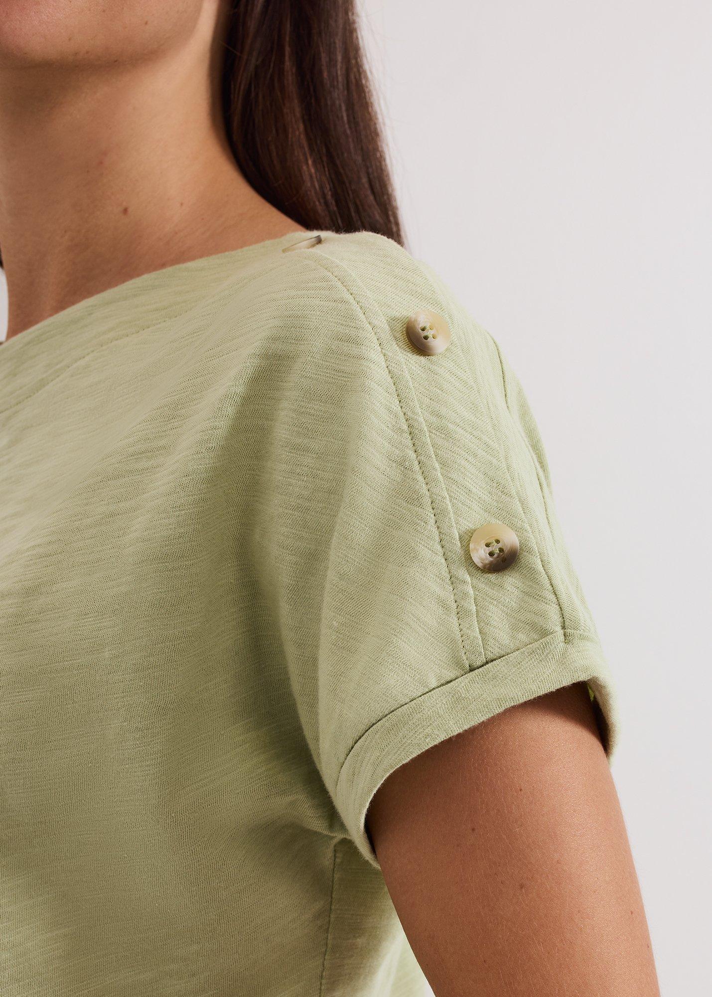 Suzie Button Detail Top
