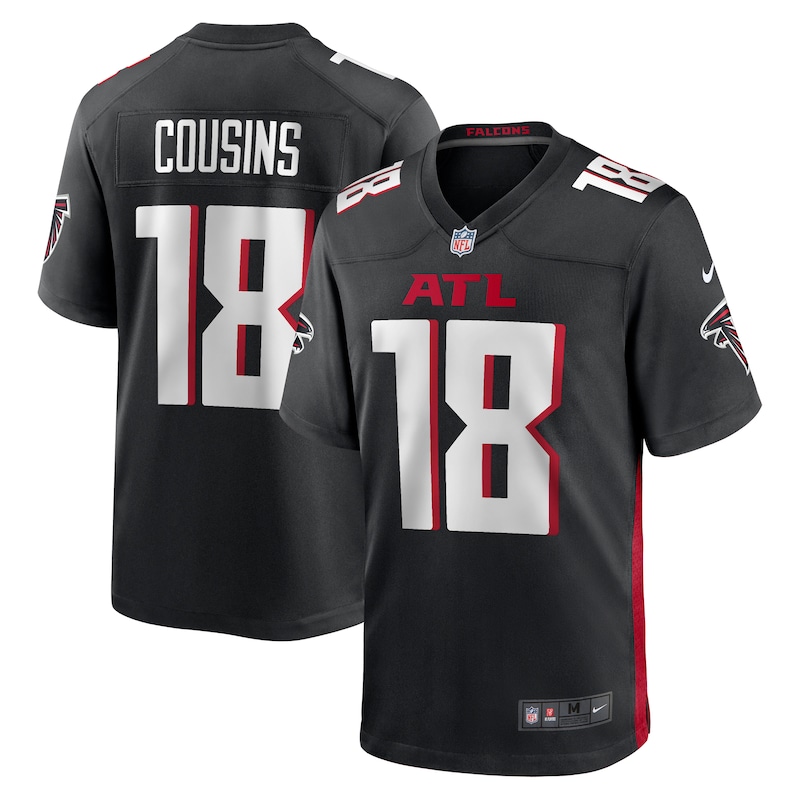 None Kirk Cousins ATL Falcons Sleek Officially Licensed Jersey