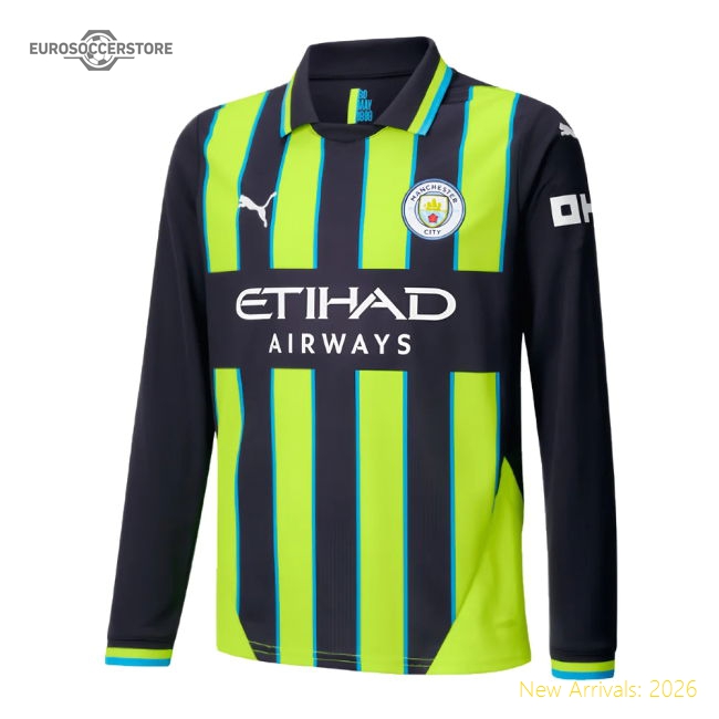 2024-2025 Man City Kids Soft Marmoush Jersey Kids-safe Technology