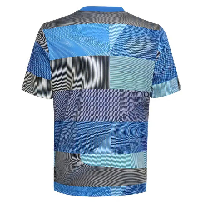 2025-2026 Real Madrid Pre-Match Shirt (Blue) - Kids (Benzema 9)