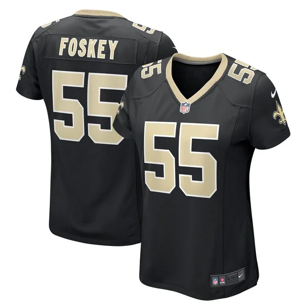 High-Quality NO Saints Game Jersey - Black | NFL Fan Apparel