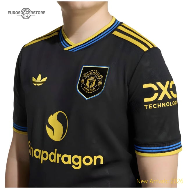 Classic 2025-2026 Man Utd Alternate Authentic Shirt Kids