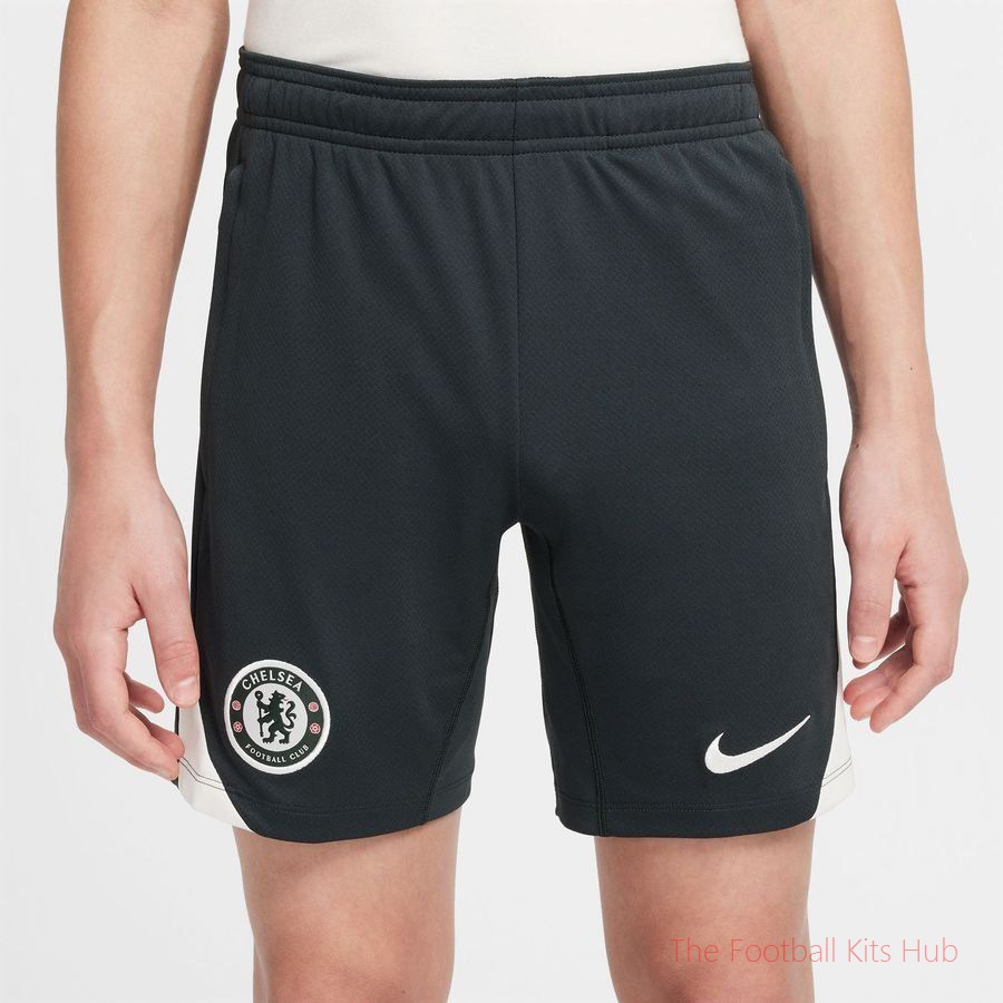 Chelsea Training Shorts Dri-FIT Strike - Outdoor Green/Outdoor Green/Phantom Marl Kids
