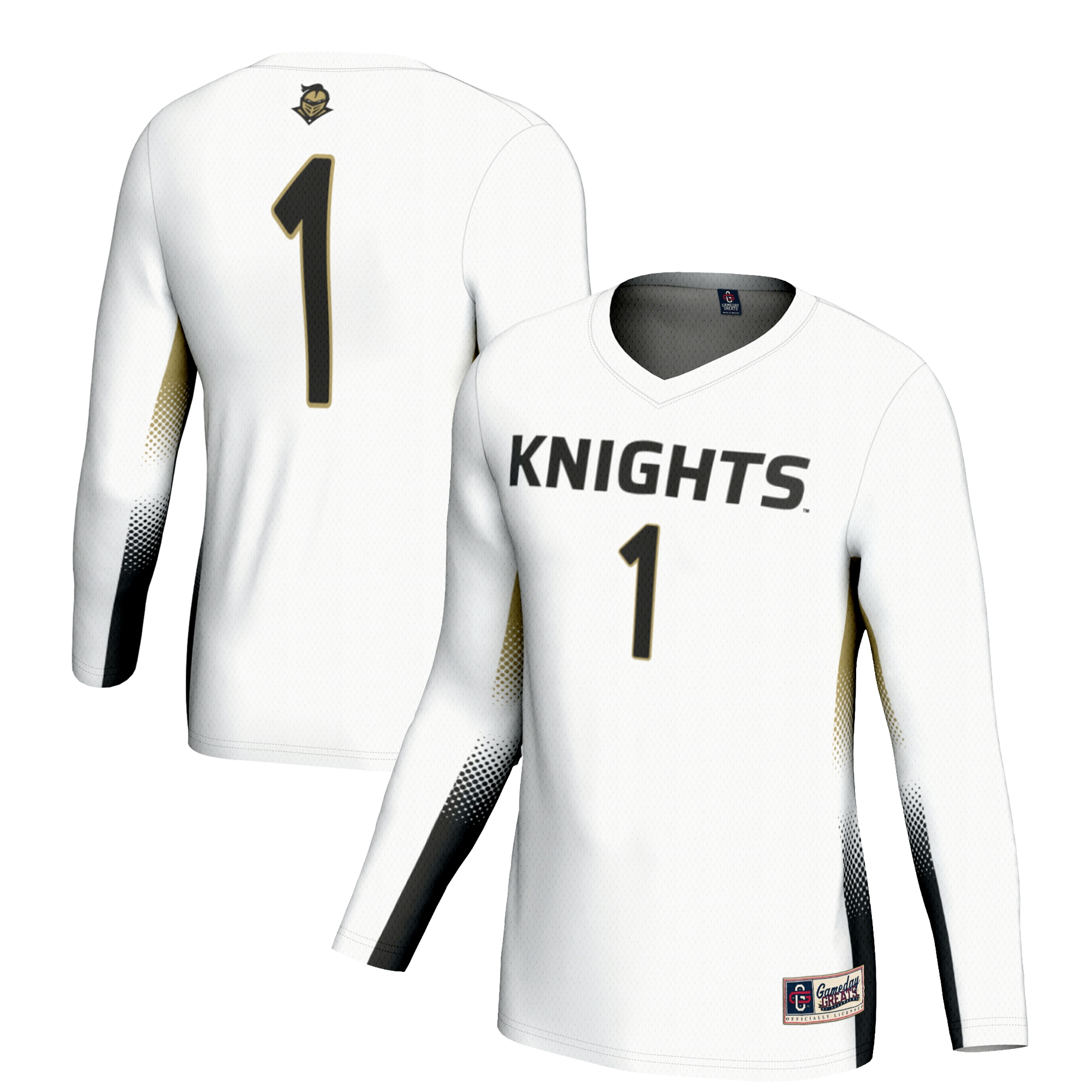 [NJP] UCF Knights GameDay Greats Unisex Lightweight Volleyball Jersey - White