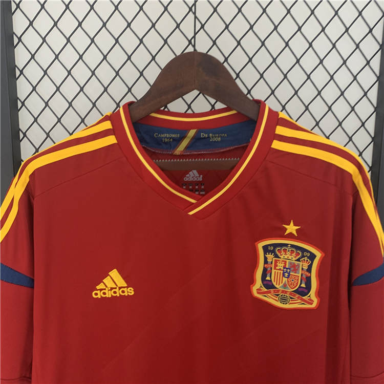 Professional Spain 2012 Home Retro Shirt - Official Replica 25939