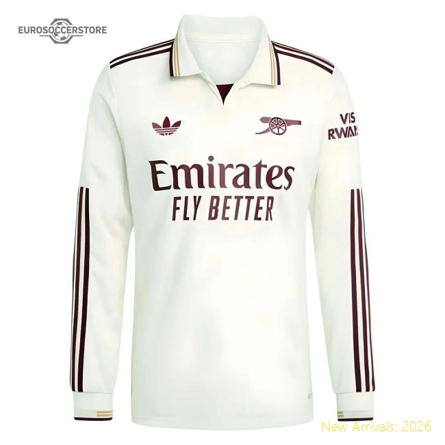 2025-2026 Arsenal Third Shirt (authentic Long Sleeve) - Ultimate Fan